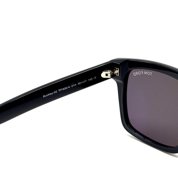 New, TOM FORD Buckley-02 Sunglasses TF906-N 01A Authentic - Picture 8 of 12
